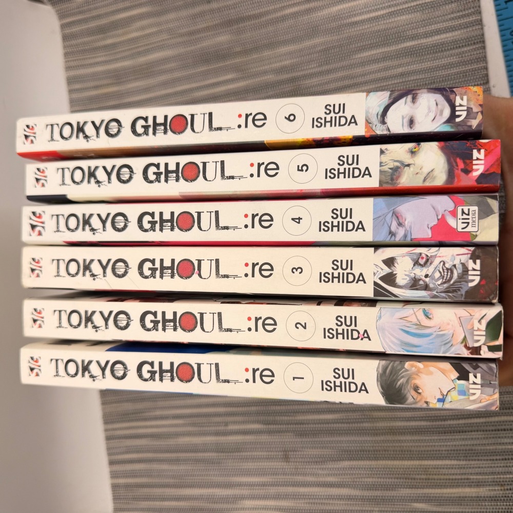 Tokyo Ghoul re Manga Lot Volumes 1-6 Sui Ishida VIZ Signature English Paperback